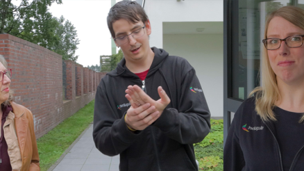 Eduard und Isabel über berufliche Inklusion.