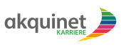 Logo von AKQUINET mit einem bunten Segel