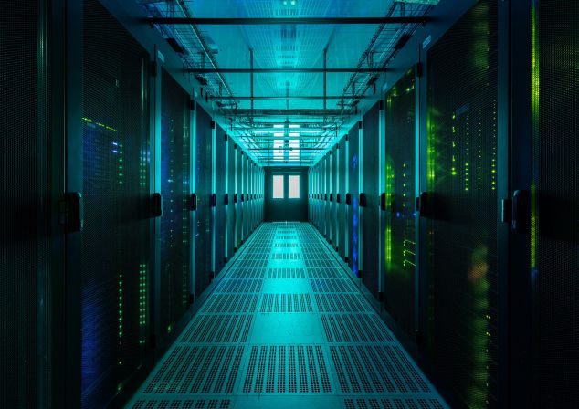 Serverraum im AKQUINET Rechenzentrum Hamburg